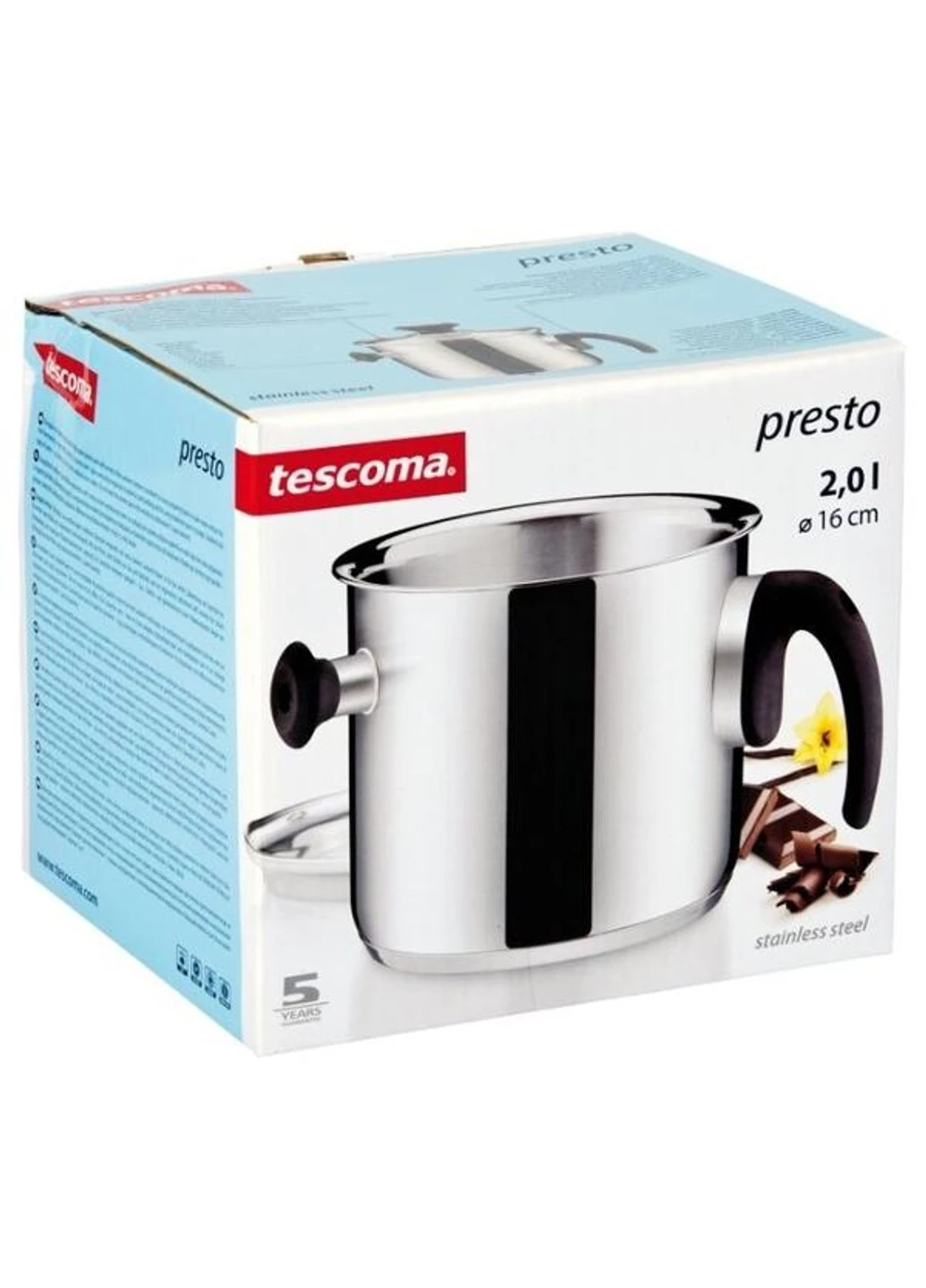 Ківш для молока Presto 16 см 2 л двостінний з кришкою Tescoma (255190854)