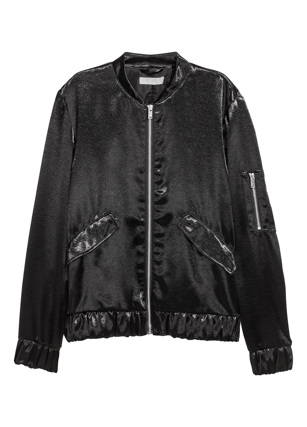 Черная демисезонная куртка H&M