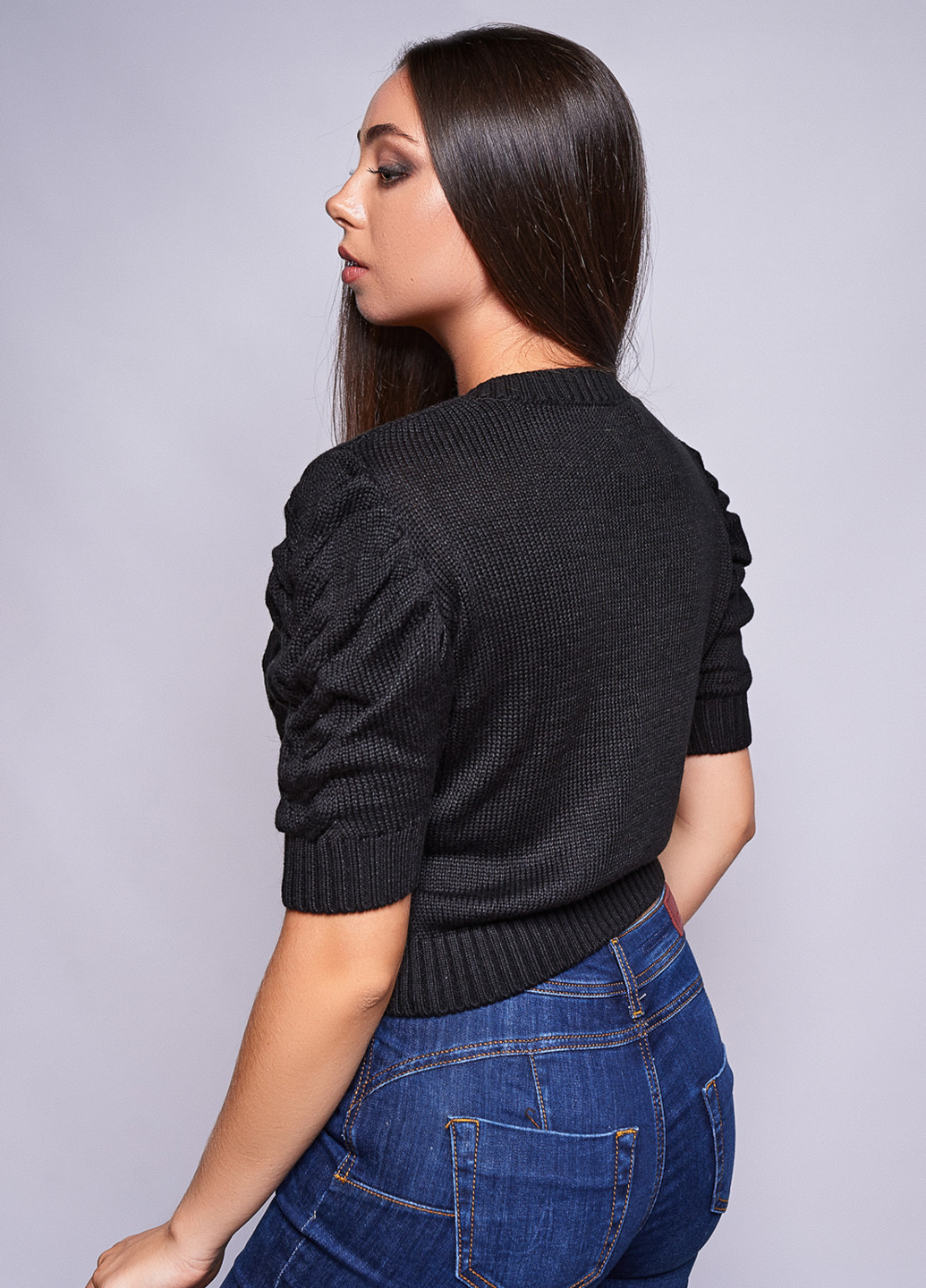 Черный демисезонный пуловер пуловер Madoc Jeans