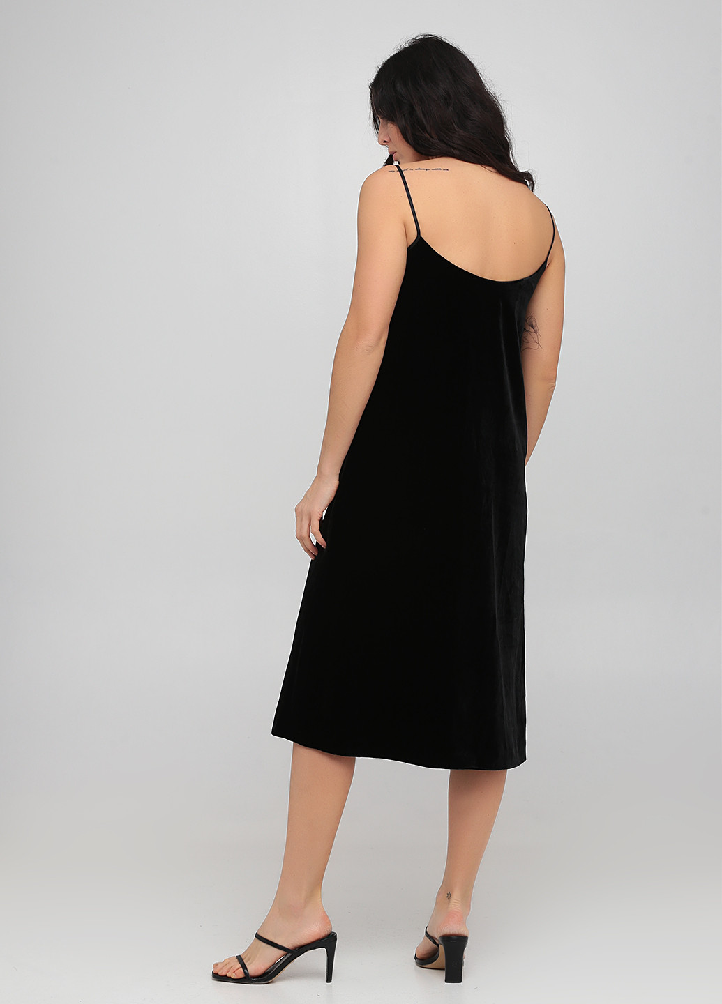 Чорна коктейльна плаття, сукня а-силует Drykorn однотонна
