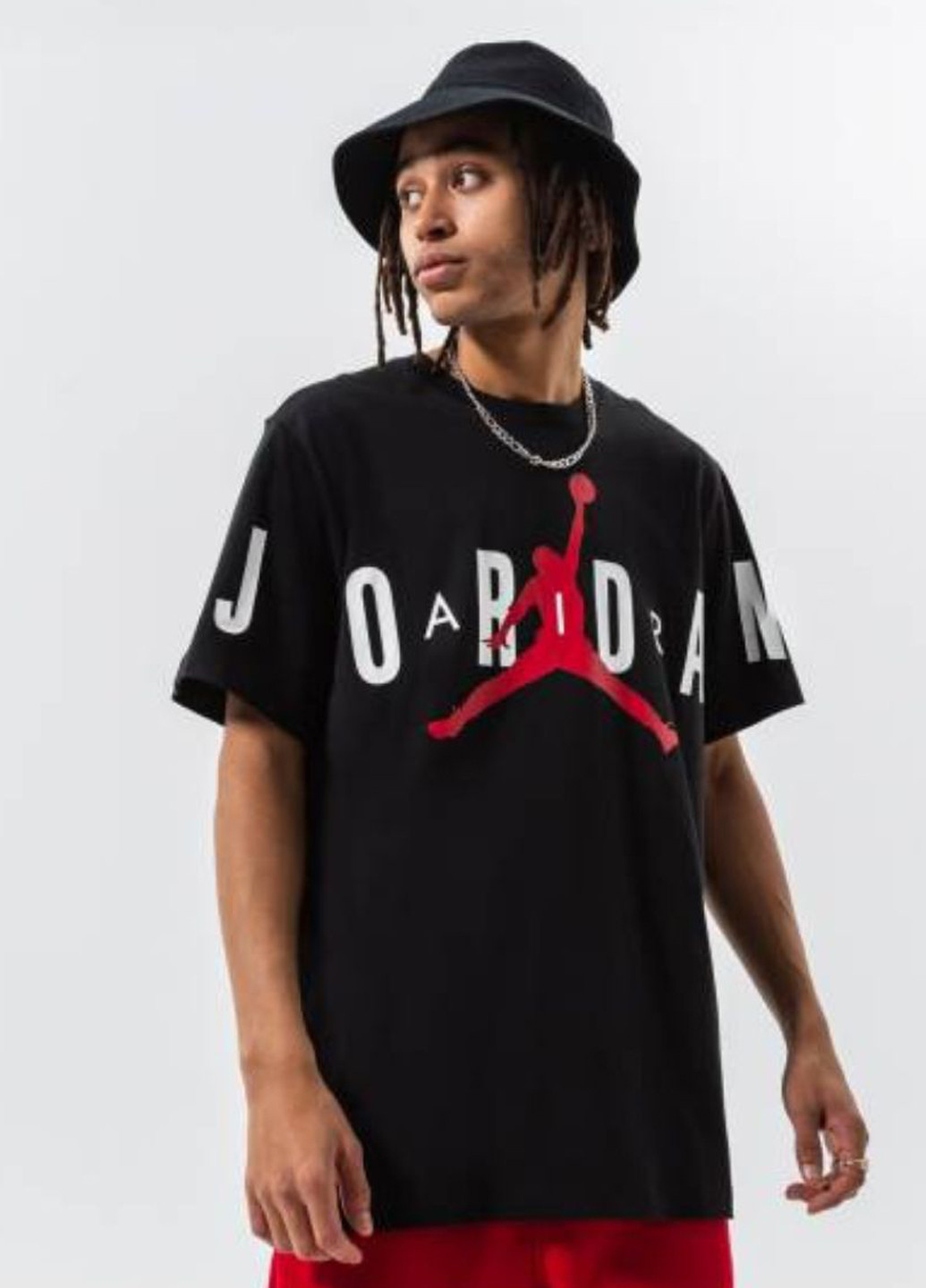 Чорна футболка dv1445-010 Jordan T-SHIRT M J JD AIR STRETCH SS CREW