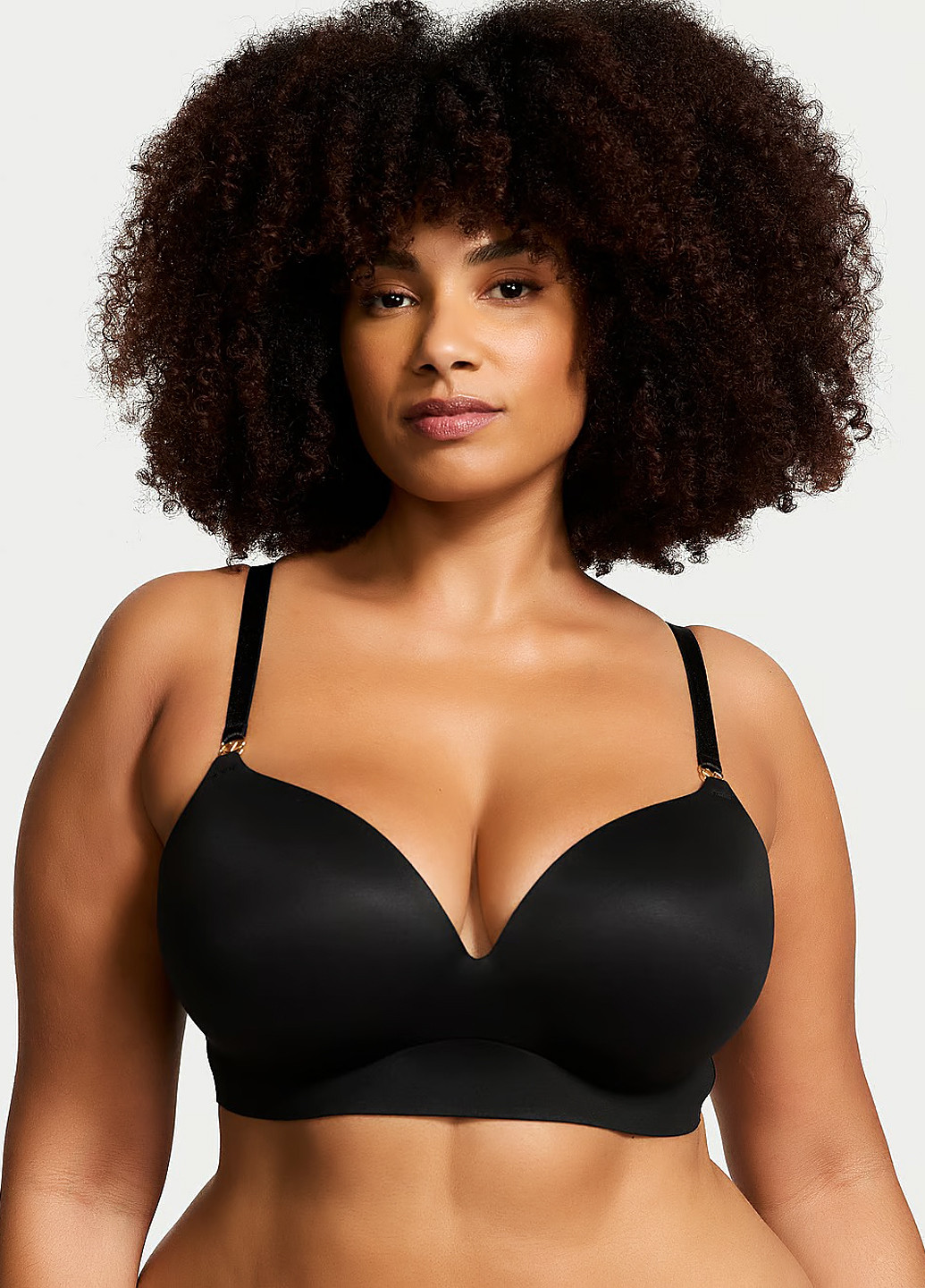 Черный демисезонный комплект (бюстгальтер, трусики) Victoria's Secret