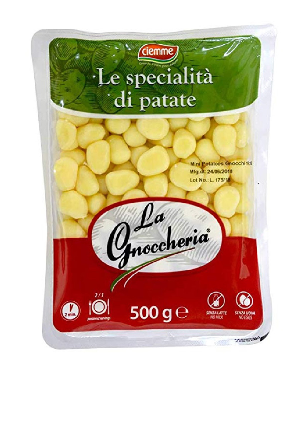 Ньоккі класичні, 500 г La Gnoccheria