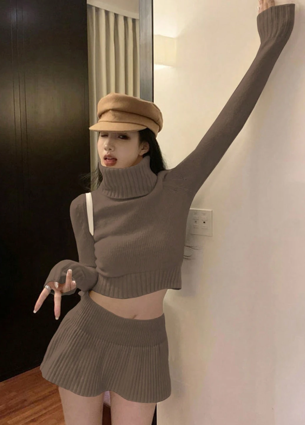 Костюм (светр, спідниця) SHEIN (331035507)