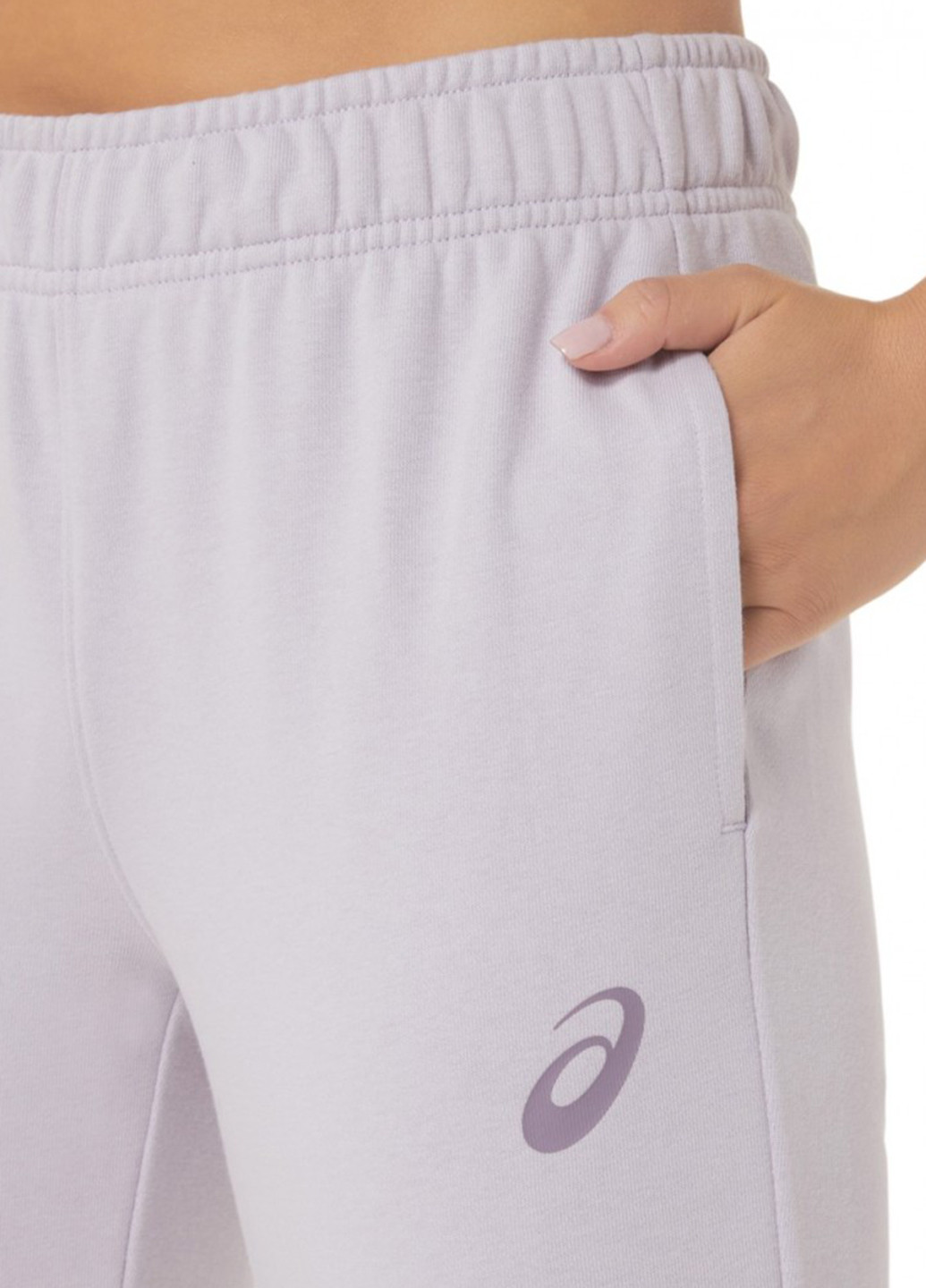 Фиолетовые спортивные демисезонные джоггеры брюки Asics