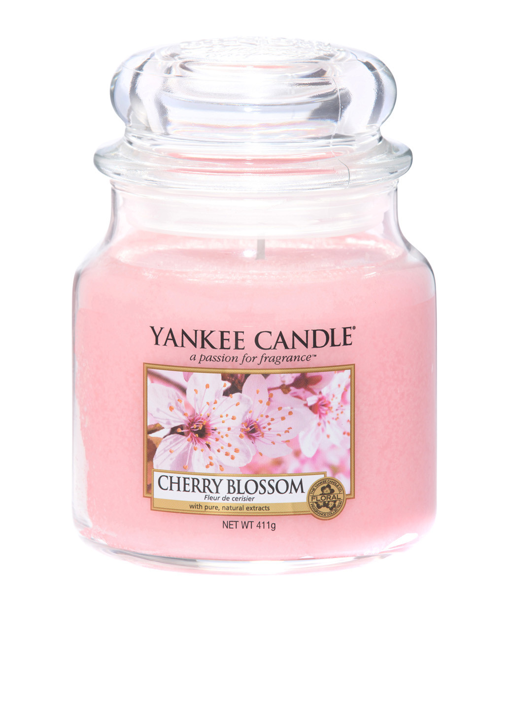 Ароматическая свеча Cherry Blossom, 411 г Yankee Candle (186550849)
