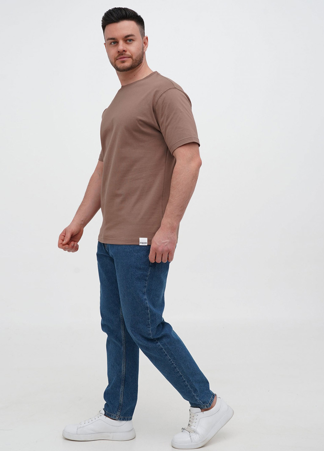 Кофейная футболка Trend Collection