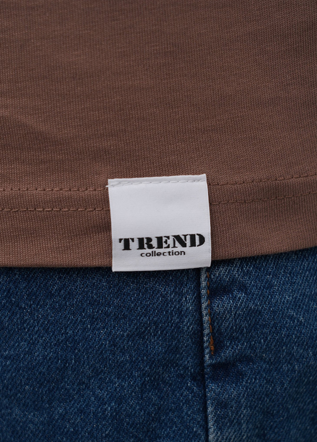 Кофейная футболка Trend Collection