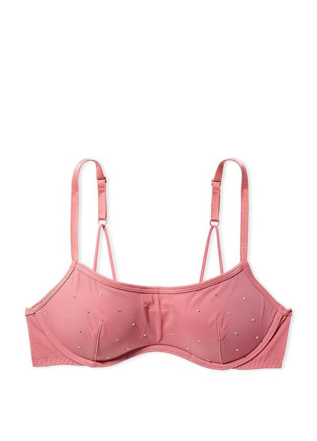 Розовый демисезонный комплект (бюстгальтер, трусики) Victoria's Secret