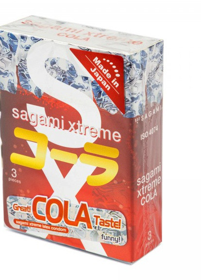 Презервативи Xtreme Cola 3 шт. Sagami (256419023)