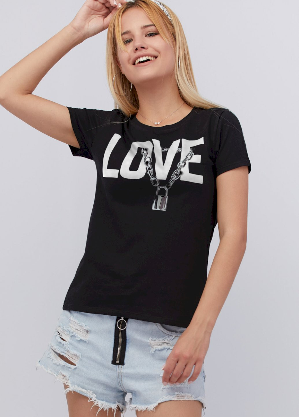 Футболка Basic / дихаючий принт / YAPPI - (252385812)