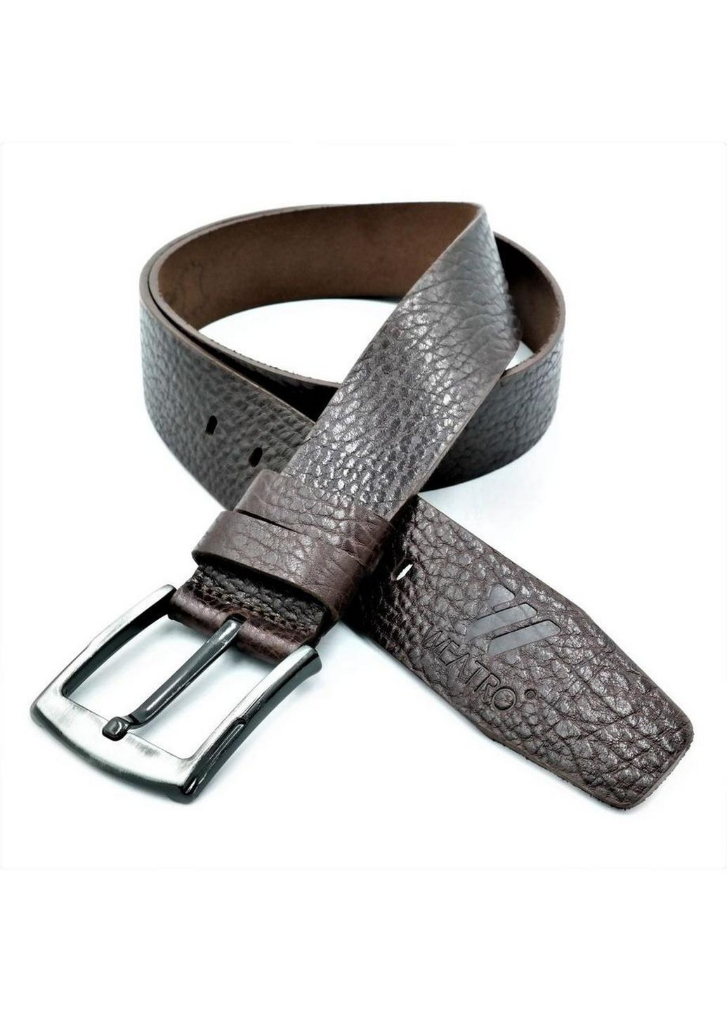 Кожаний мужской ремень 115-120х4,3 см Weatro (255405177)