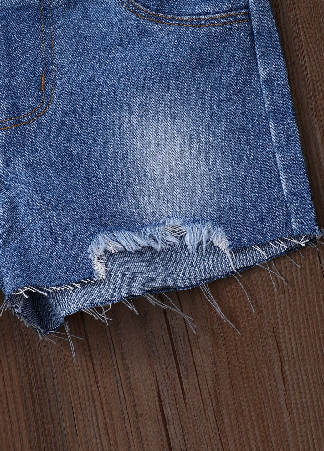 Кремовый летний комплект (футболка, шорты) SHEIN