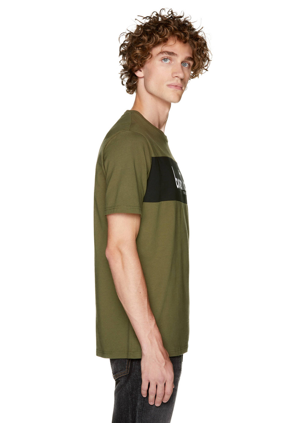 Хаки (оливковая) футболка United Colors of Benetton
