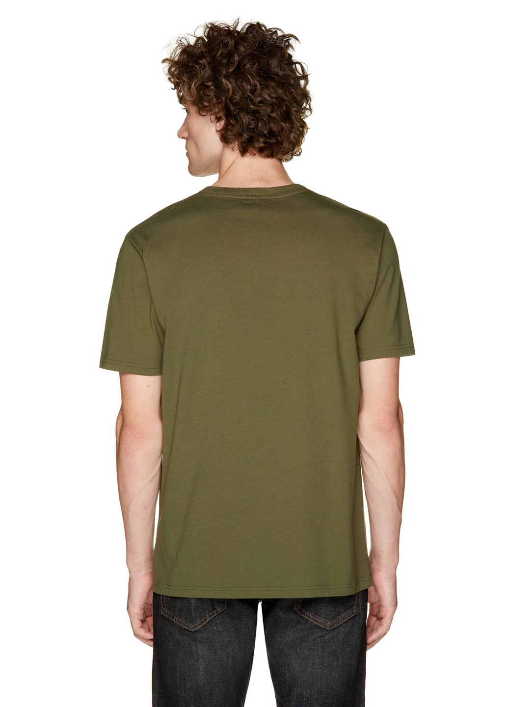Хаки (оливковая) футболка United Colors of Benetton