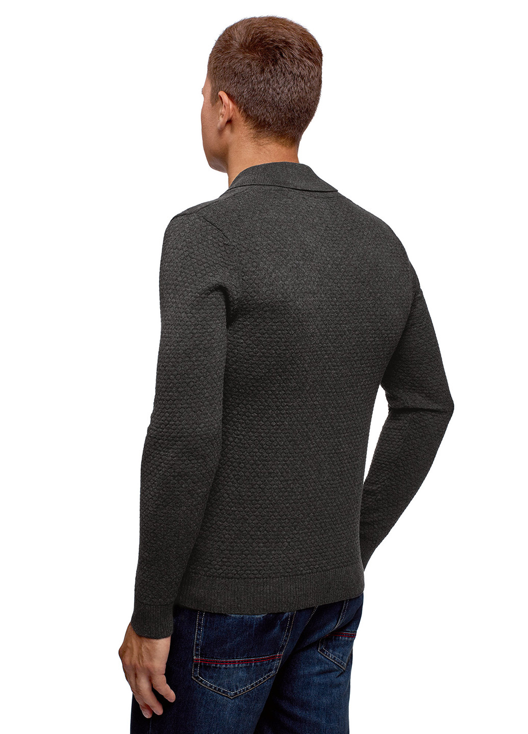 Темно-сірий демісезонний пуловер пуловер Oodji