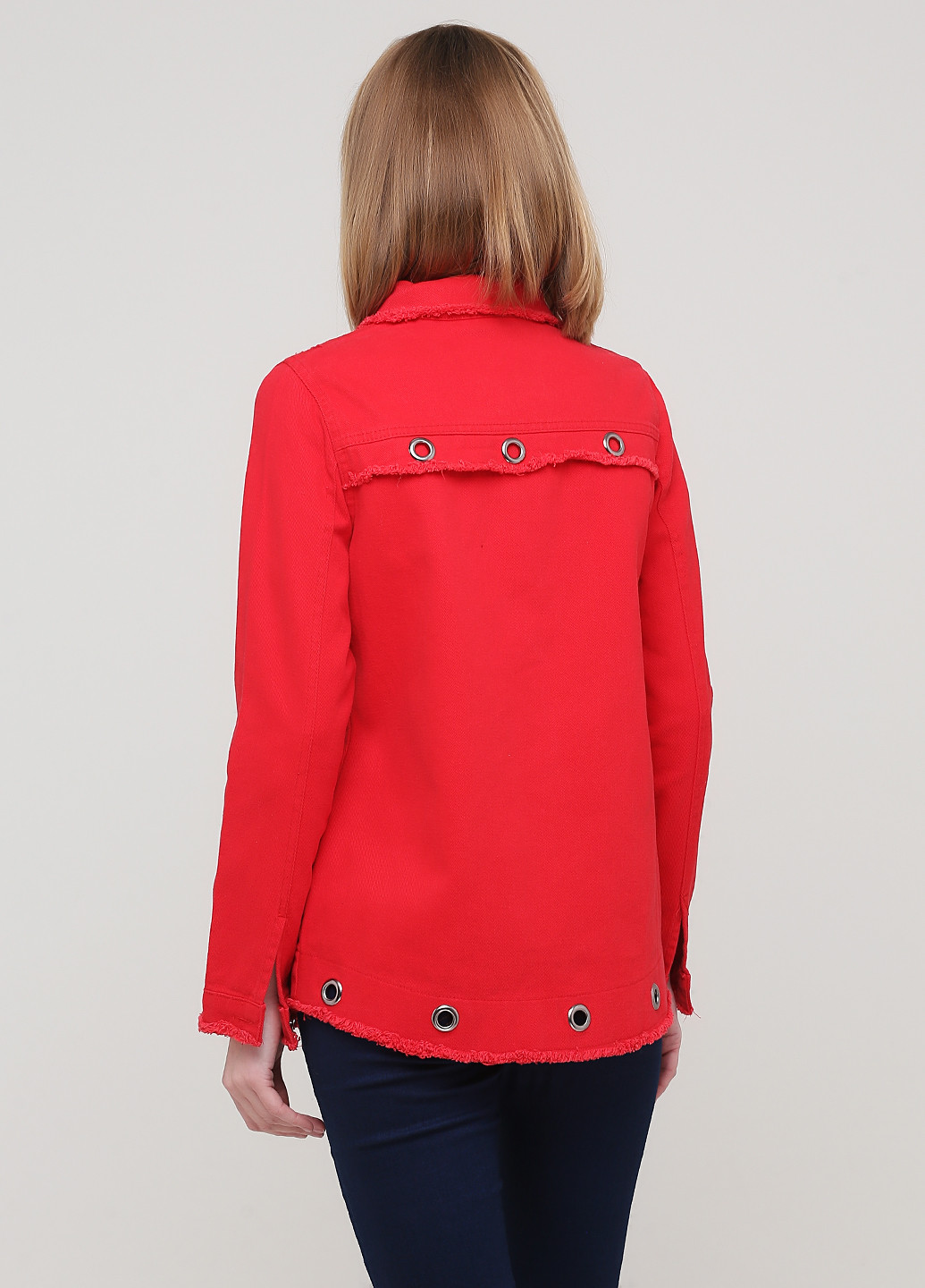 Красная демисезонная куртка Made in Italy