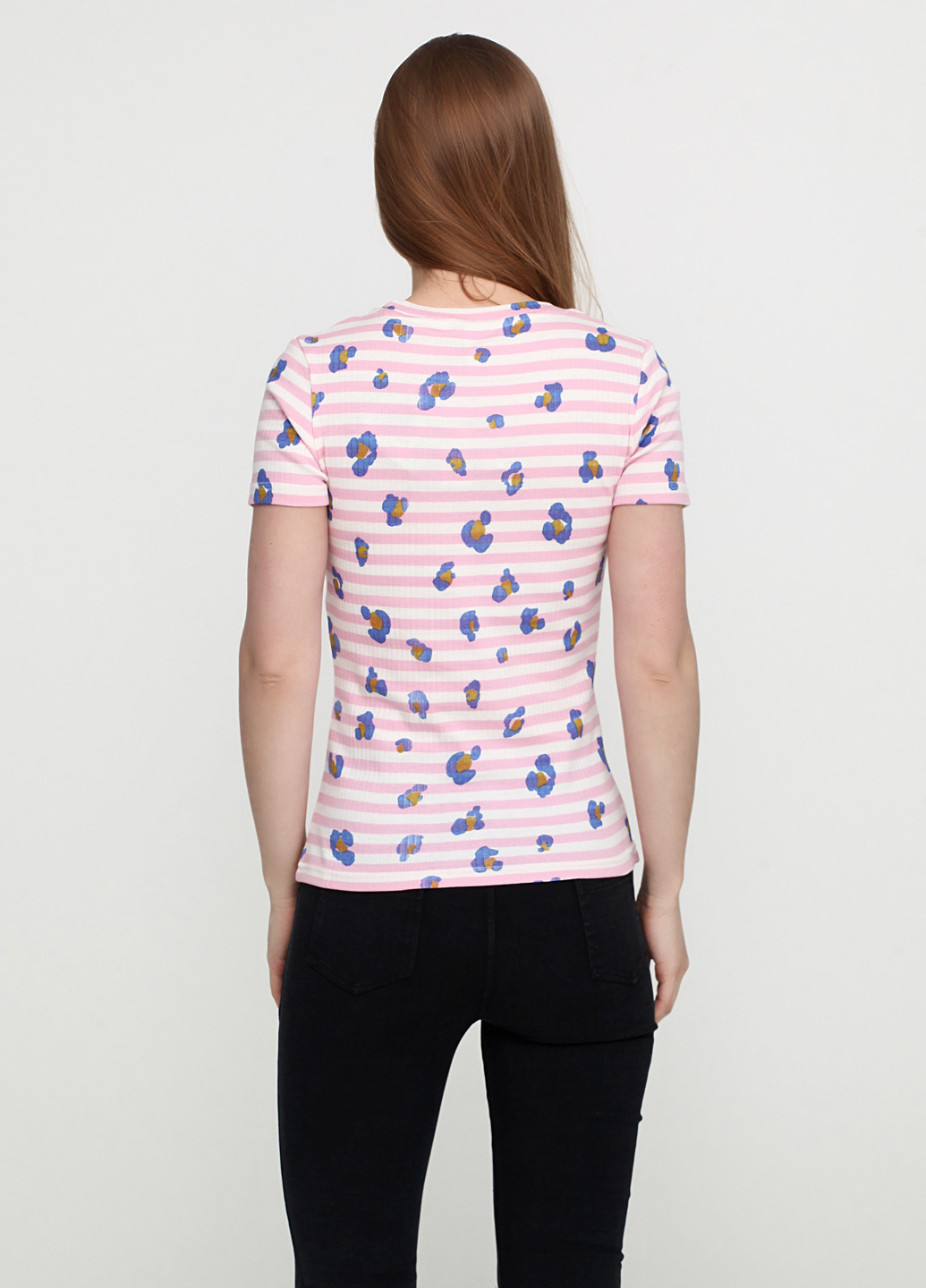 Розовая летняя футболка MBYM