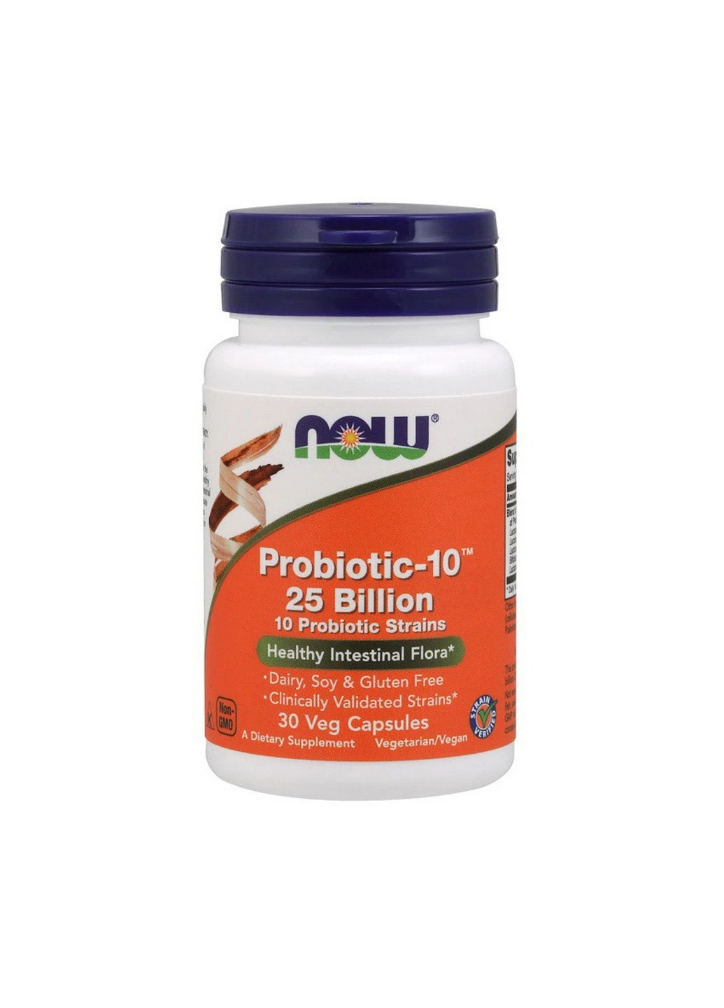 Пробиотики Probiotic-10 25 Billion (30 капс) нау фудс Now Foods (255410591)