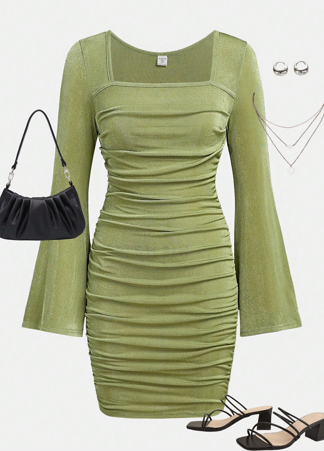 Зелена сукня SHEIN (324691976)