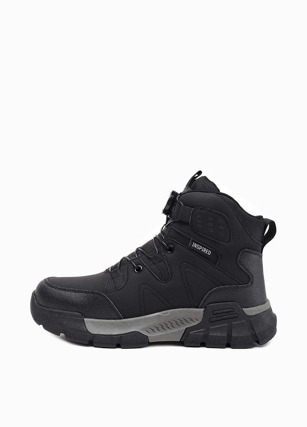 Черные спортивные, кэжуал зимние ботинки Kimboo