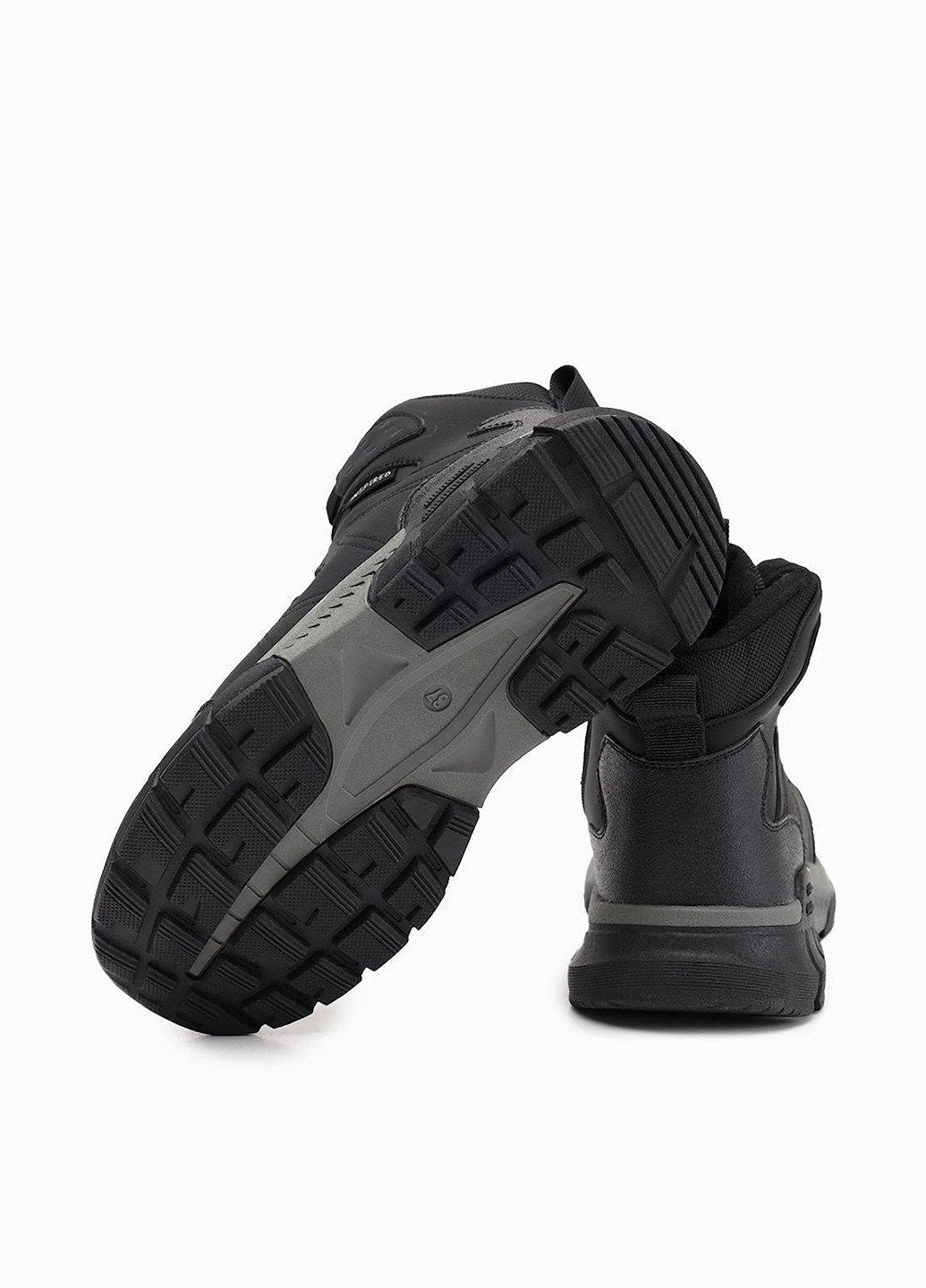 Черные спортивные, кэжуал зимние ботинки Kimboo