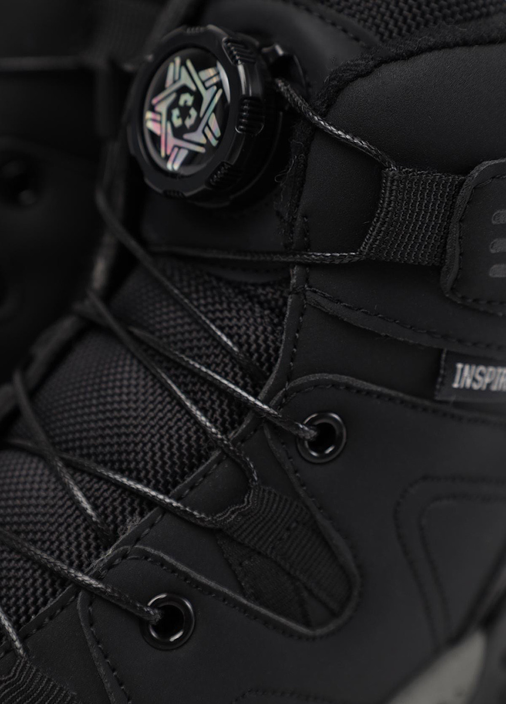 Черные спортивные, кэжуал зимние ботинки Kimboo