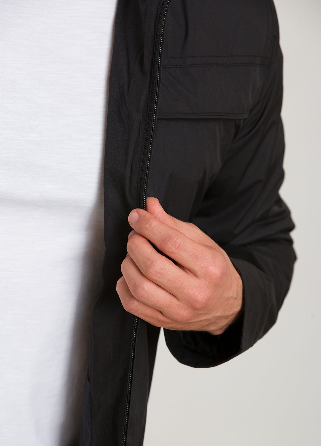 Черная демисезонная куртка Trend Collection