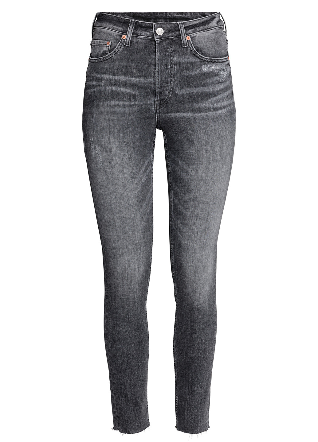 Джинси H&M завужені темно-сірі джинсові