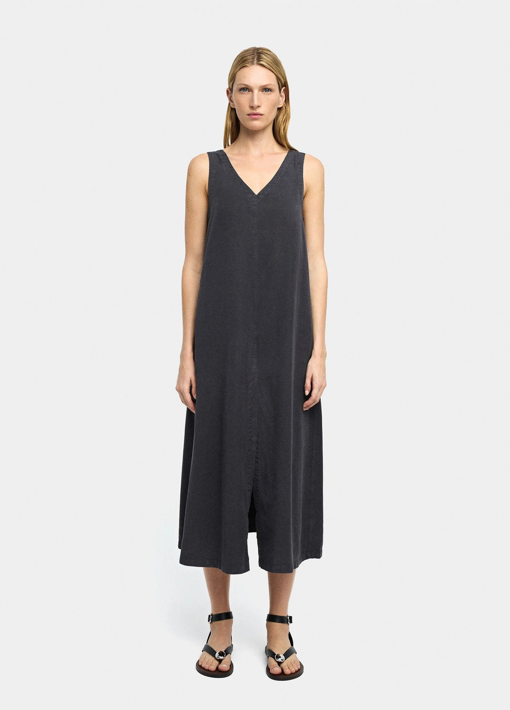 Темно-серое кэжуал платье а-силуэт Parfois однотонное