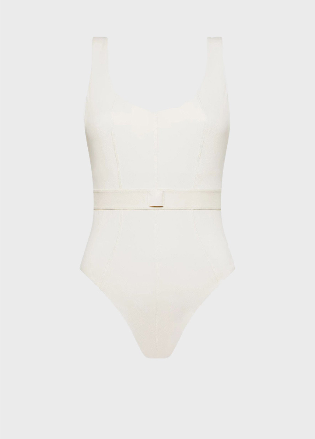 Світло-бежевий літній купальник суцільний Calvin Klein