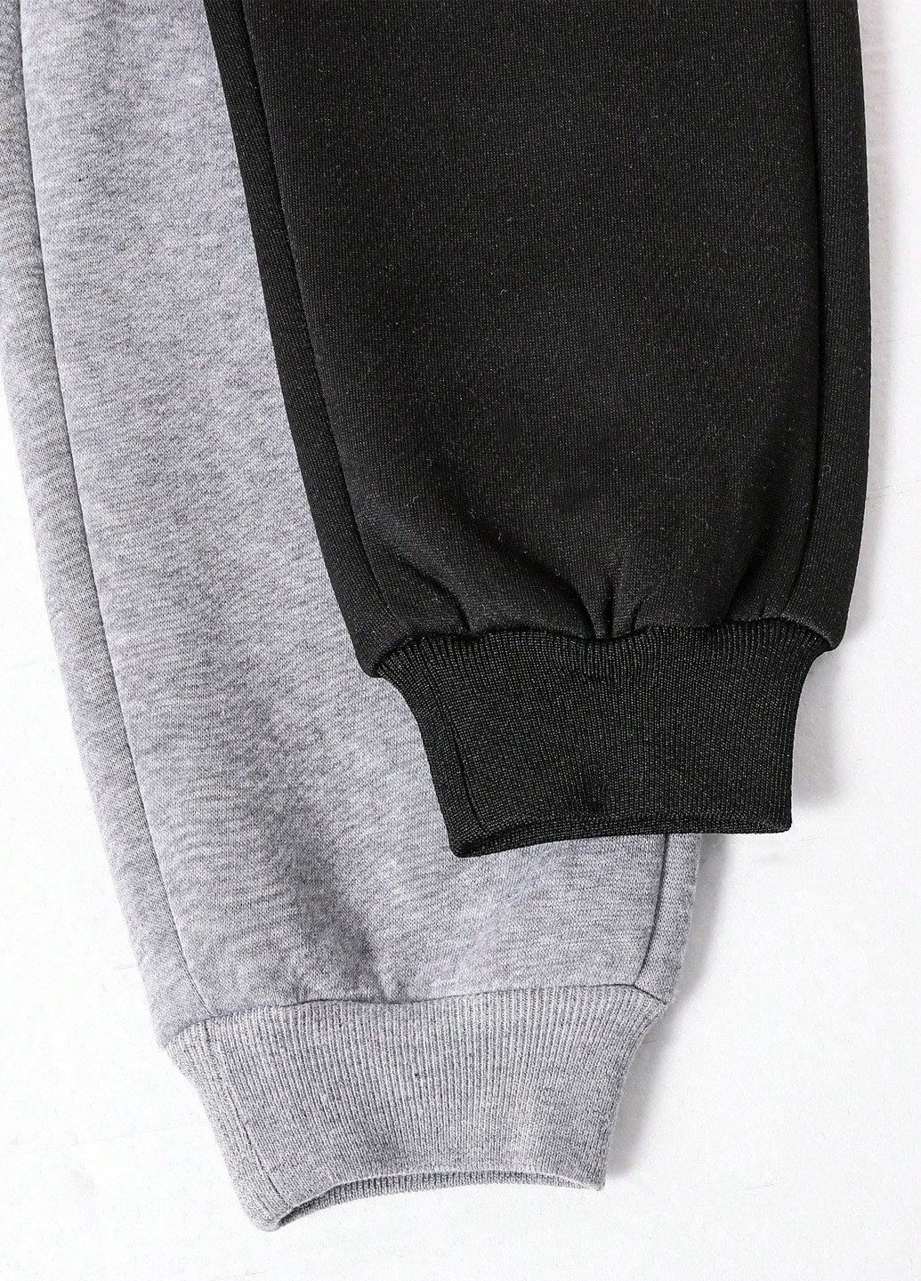 Комбинированные спортивные зимние брюки джоггеры SHEIN