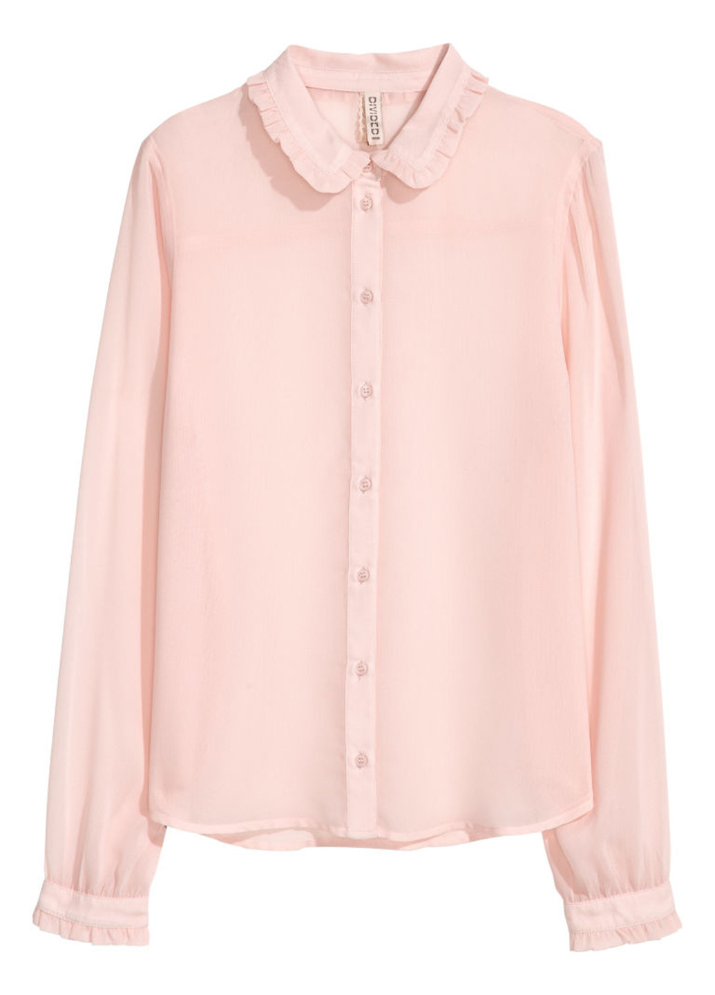 Светло-розовая демисезонная блуза ERDEM x H&M