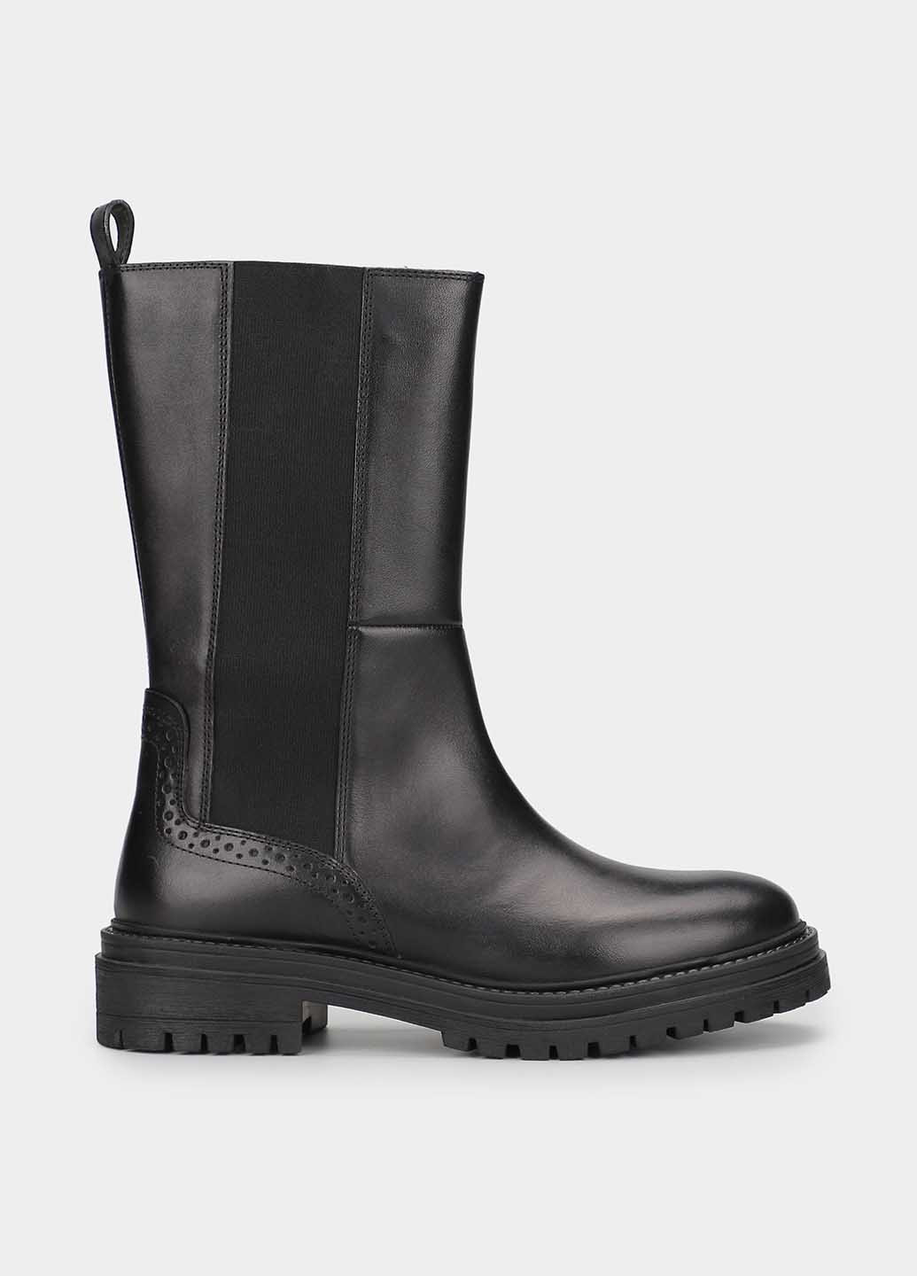 Черные осенние полусапоги Geox