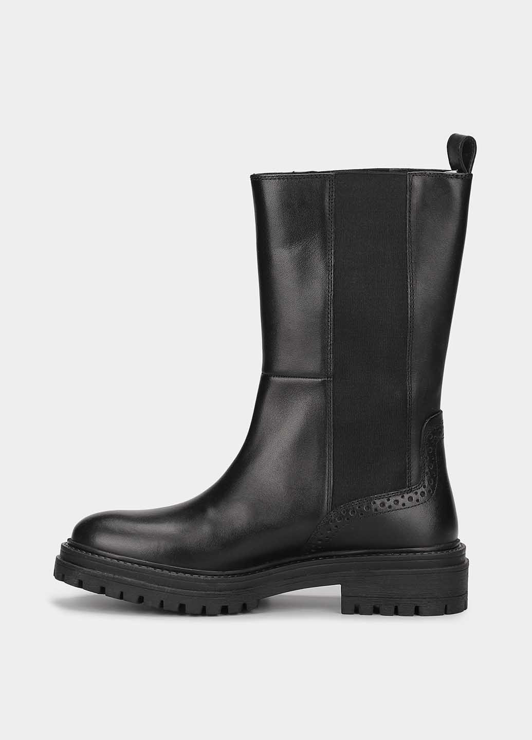 Черные осенние полусапоги Geox