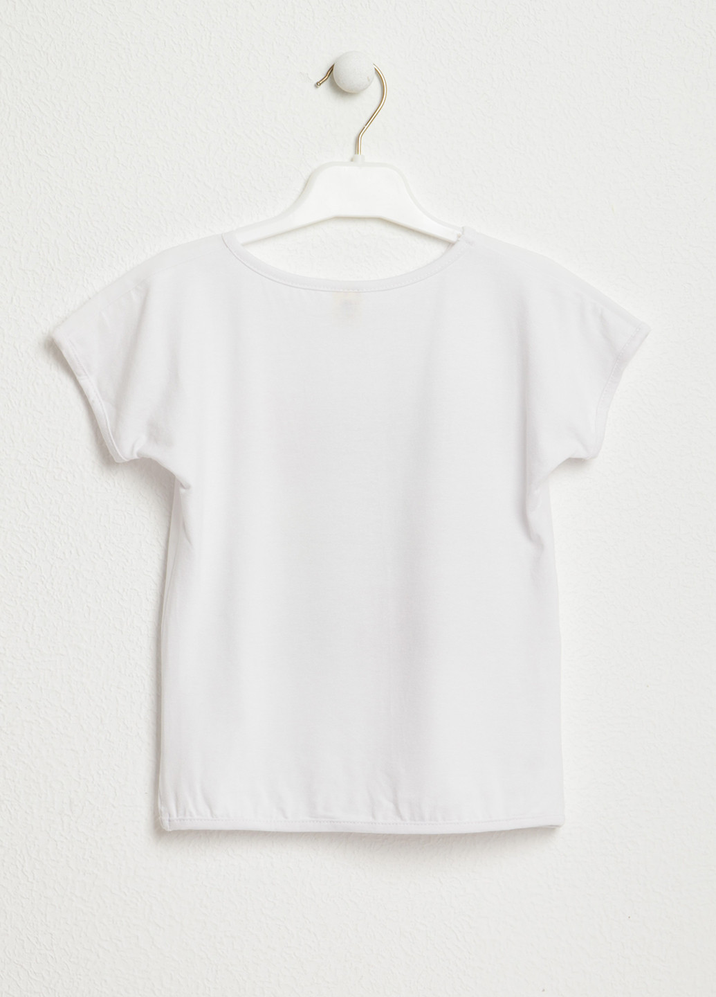 Белая летняя футболка с коротким рукавом Morie