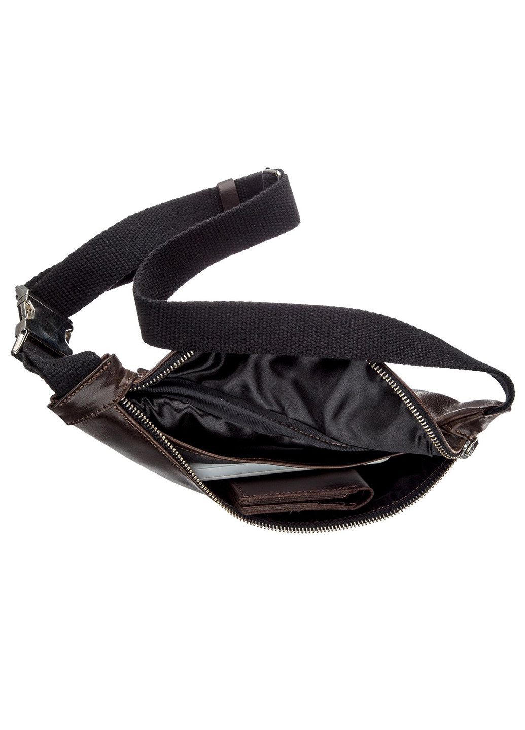 Чоловіча шкіряна сумка 22х13х7 см Grande Pelle (252126962)