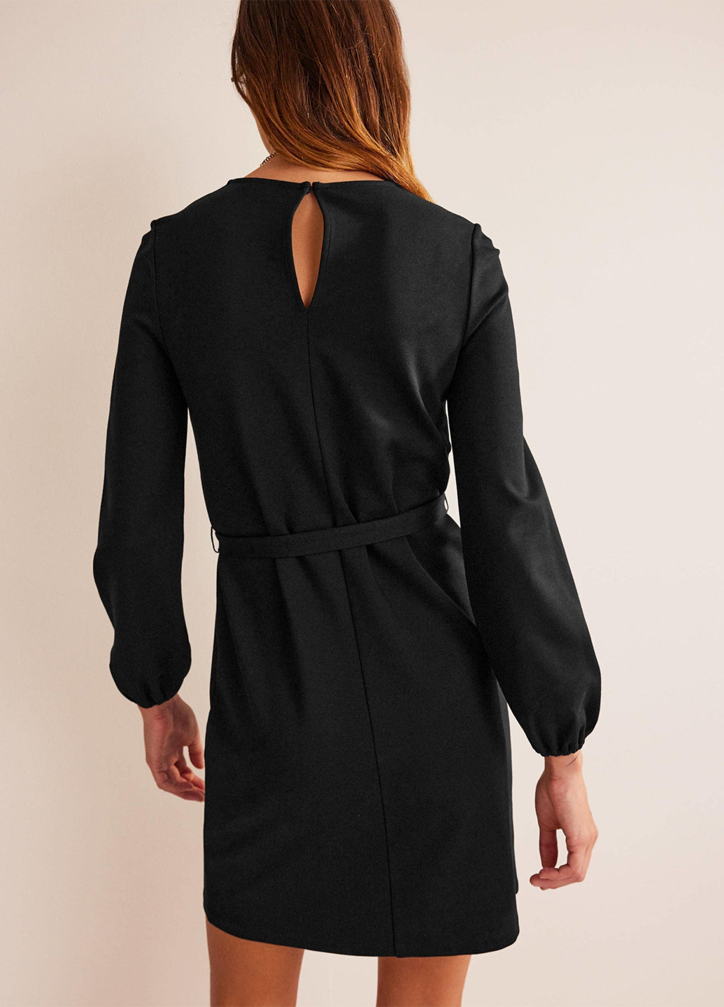 Черное кэжуал, вечернее платье футляр Boden однотонное