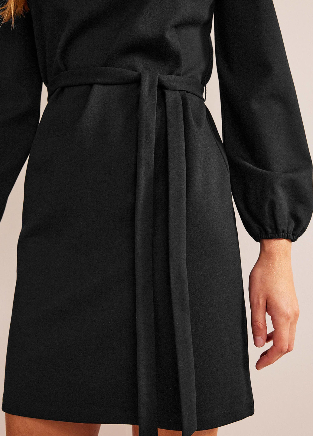 Черное кэжуал, вечернее платье футляр Boden однотонное