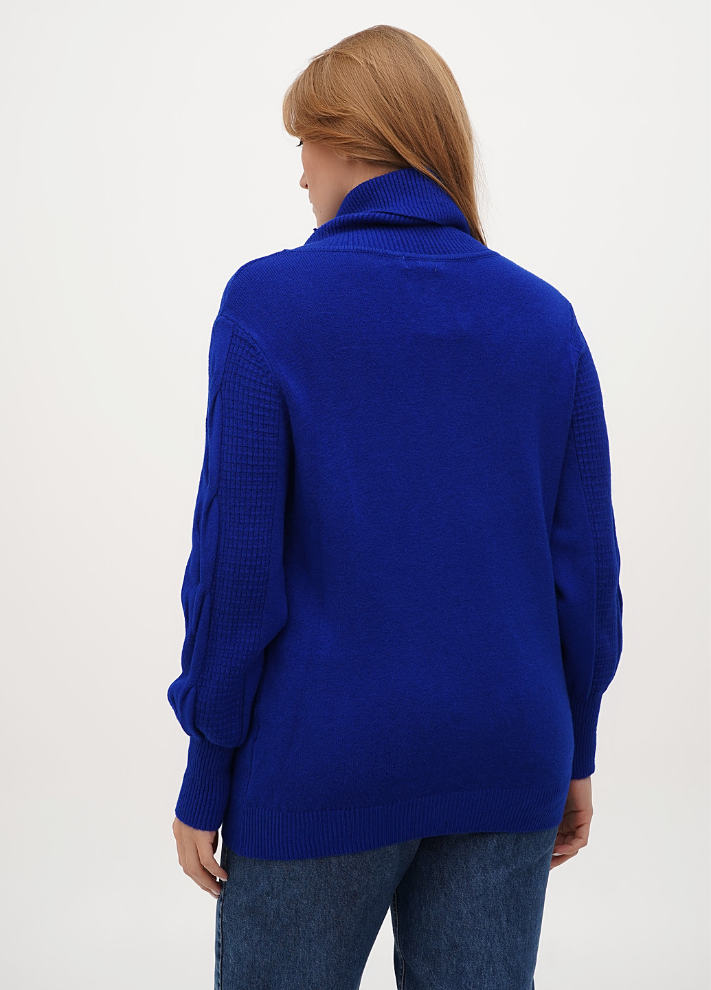 Синий демисезонный свитер Anne