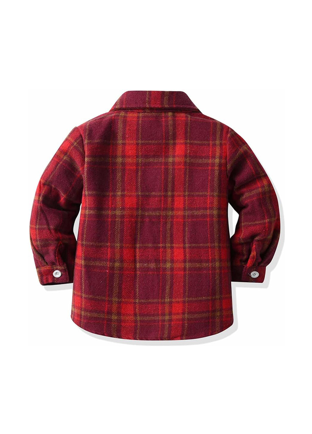 Красная кэжуал рубашка в клетку SHEIN