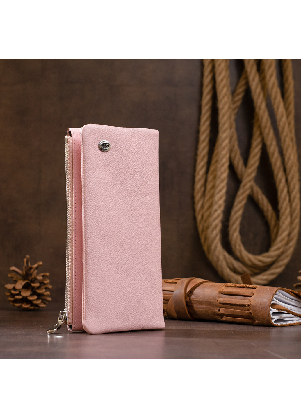 Жіночий шкіряний гаманець 18,5х9х1,5 см st leather (252127219)