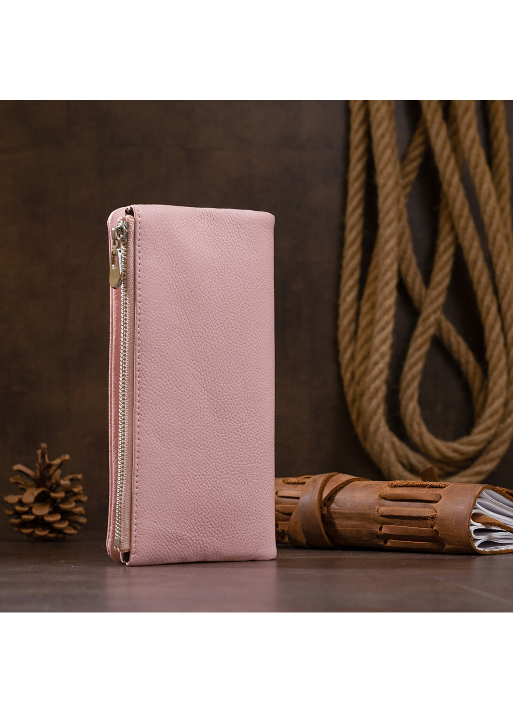 Жіночий шкіряний гаманець 18,5х9х1,5 см st leather (252127219)