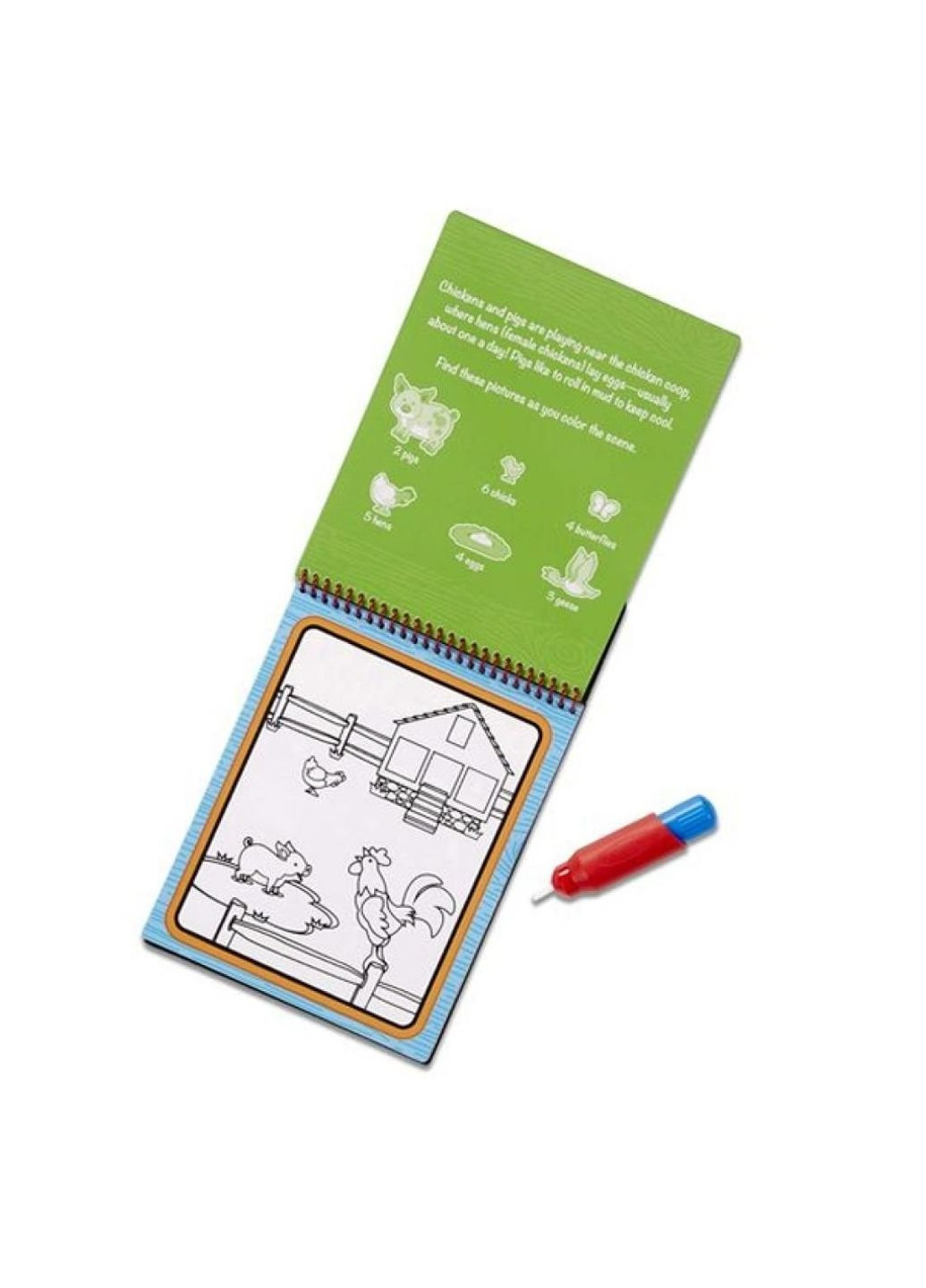 Набор для творчества Волшебная водная раскраска Домашняя ферма (MD19232) Melissa&Doug (254065552)