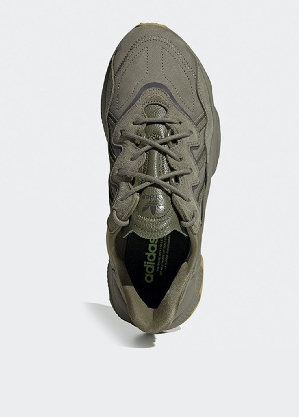 Оливковые демисезонные кроссовки ee6461_2024 adidas ORIGINALS OZWEEGO