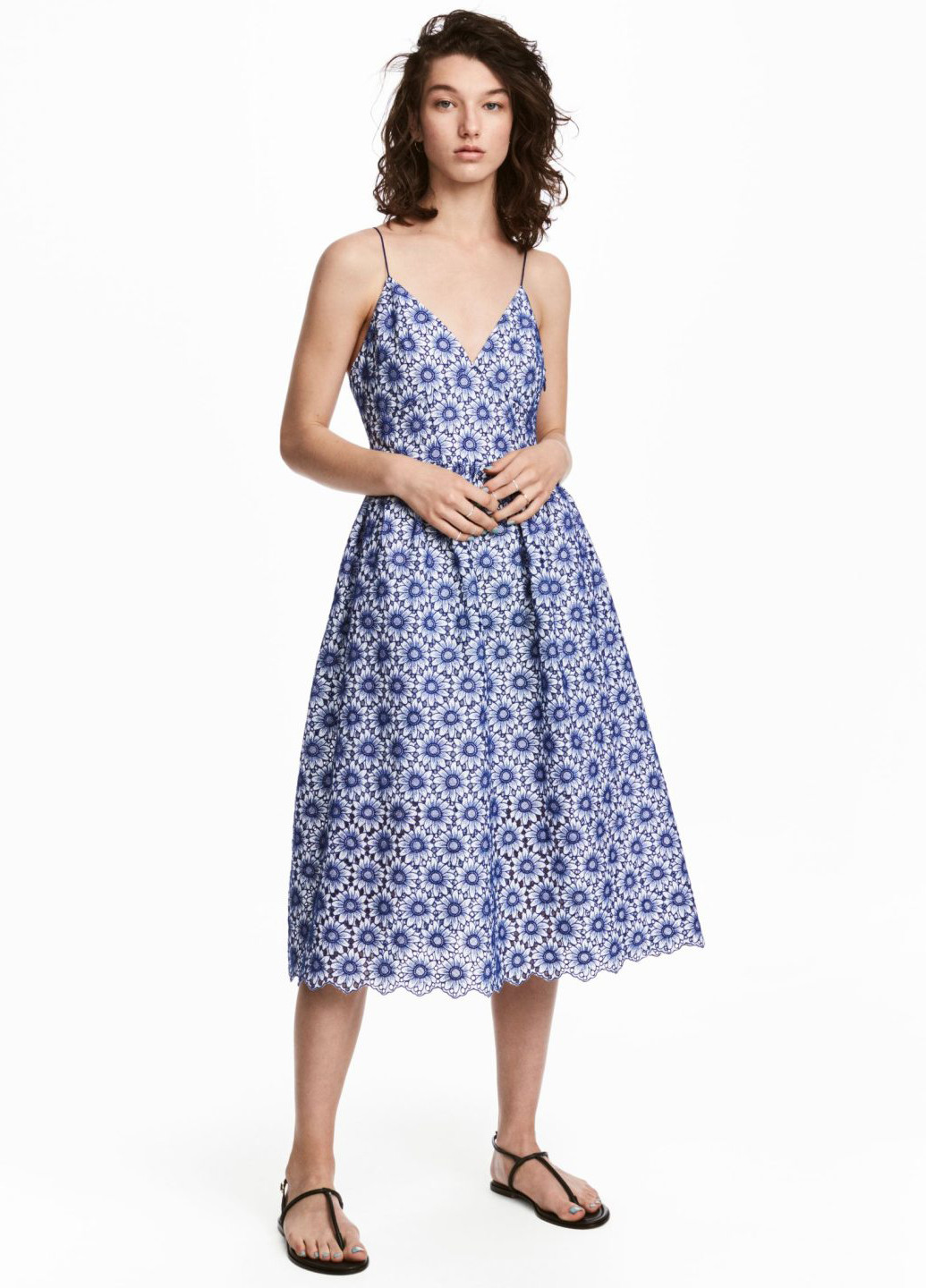 Летний женский платье H&M в цветочек