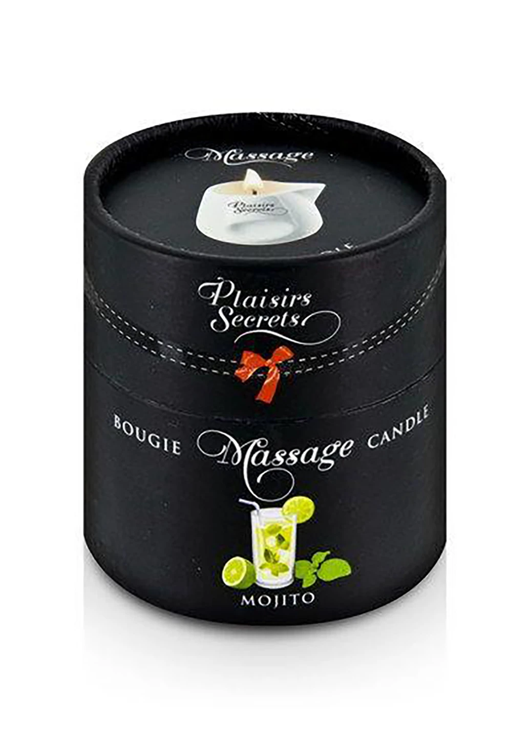 Массажная свеча с ароматом мохито 80 мл Plaisirs Secrets (252010187)