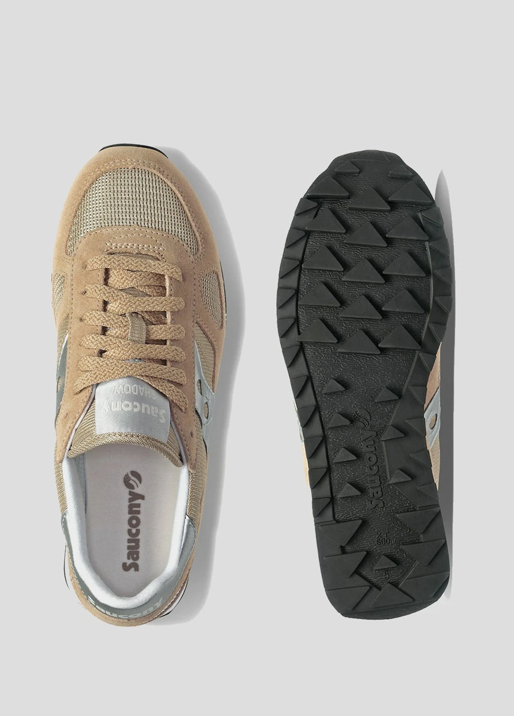Бежевые кроссовки Shadow Original Saucony бежевые всесезоны (255171917)