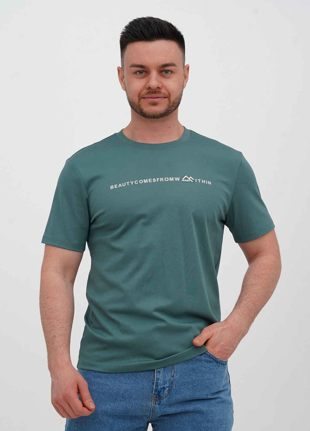 Зеленая футболка Trend Collection