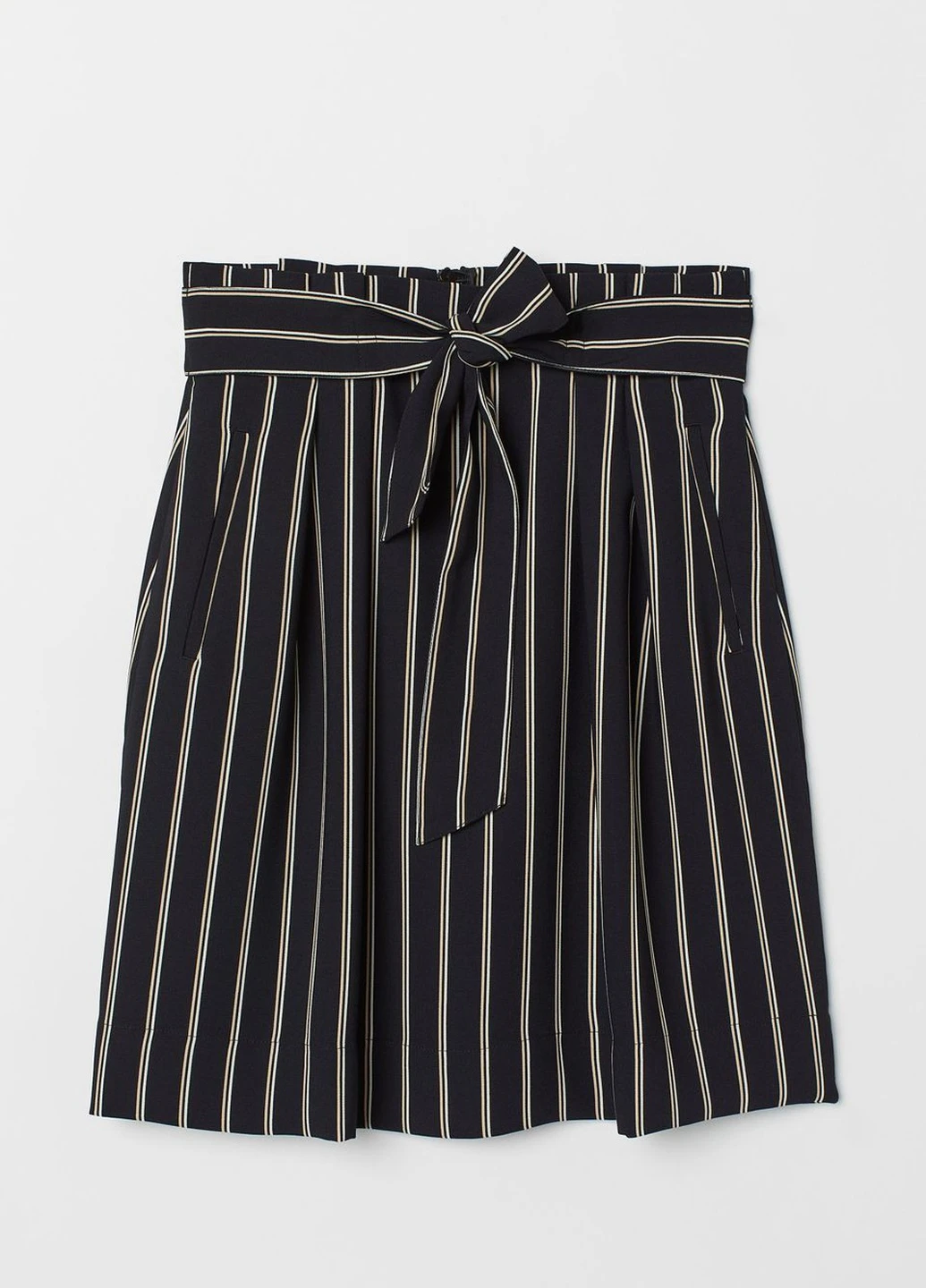 Черная однотонная юбка H&M